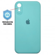 Capa para iPhone XS Max - Emborrachada Protector Azul Claro